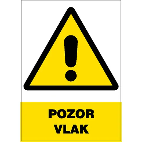 Značka Pozor - Vlak