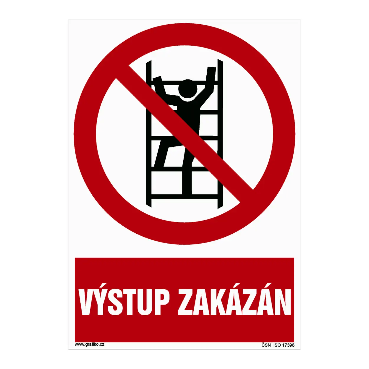 Značka Výstup zakázán