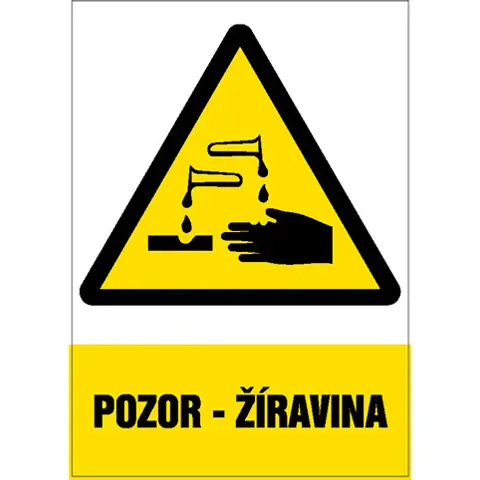 Značka Pozor - Žíravina