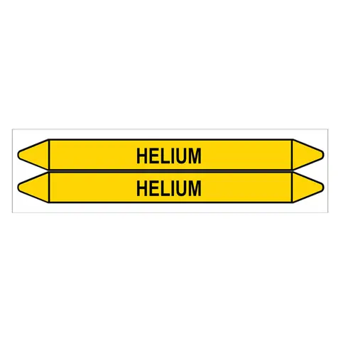 Značení potrubí, helium,2 ks, 450 × 52 mm