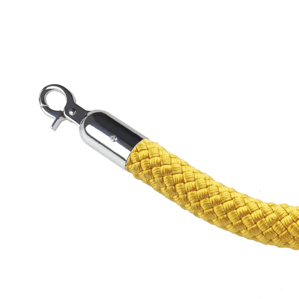 Pletené lano pro zahrazovací sloupek, 1,5 m, žlutá