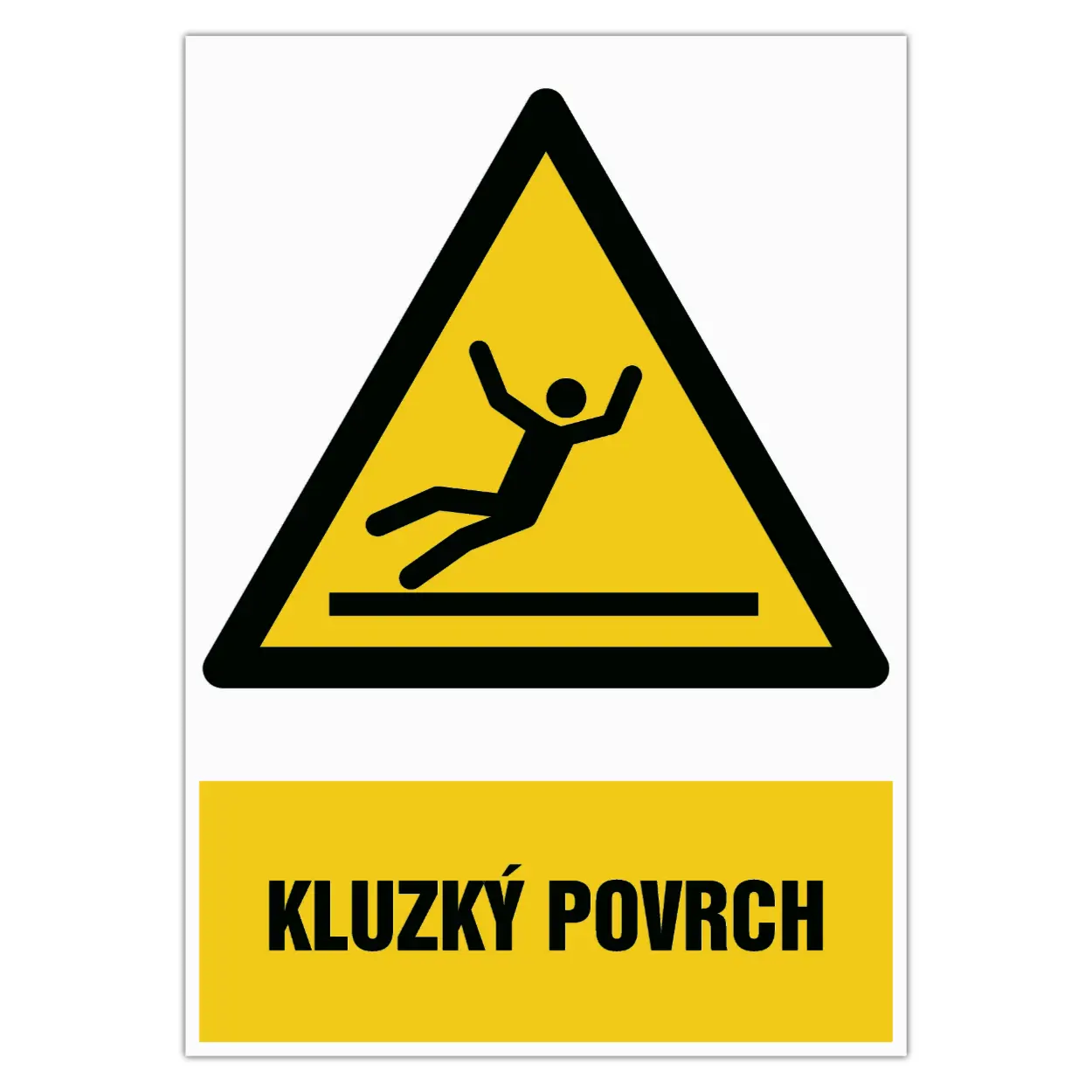 Značka Pozor - Kluzký povrch