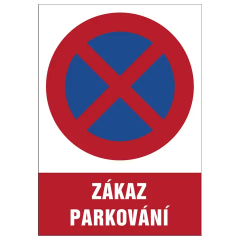 Značka Zákaz parkování